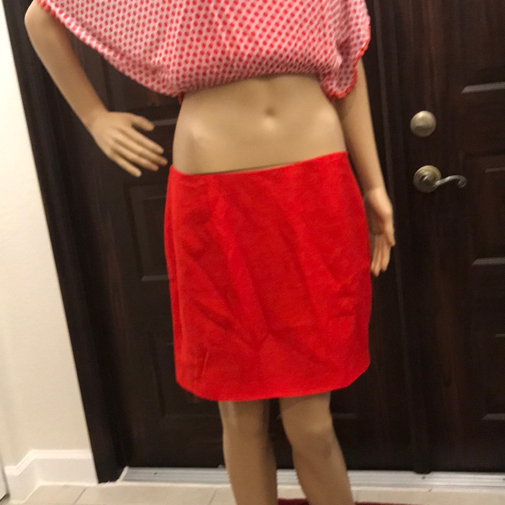 Rachel Roy red skirt NWOT Size 10